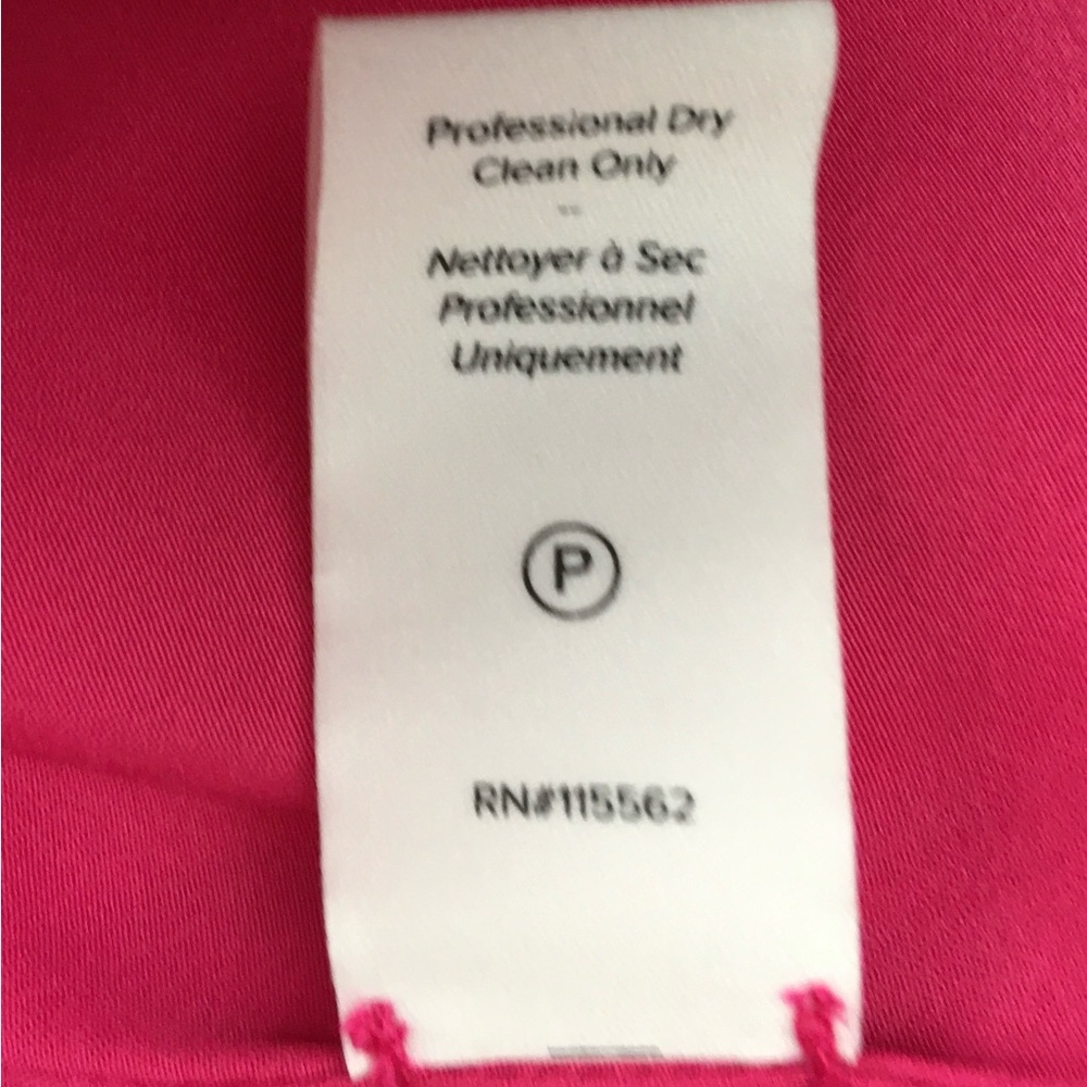 Cinq à Sept Luna Strapless Midi Dress In Hot Pink Size 10 - Picture 10 of 13